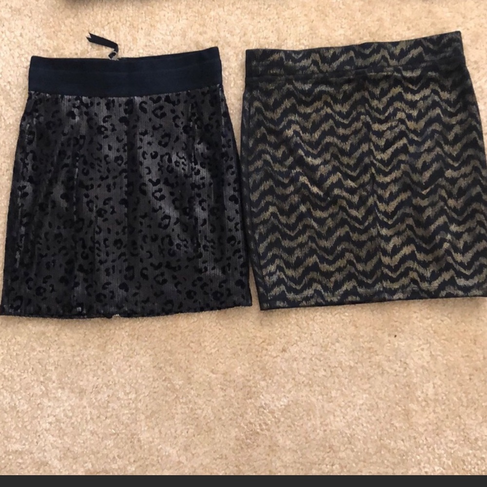 Sequence mini skirts